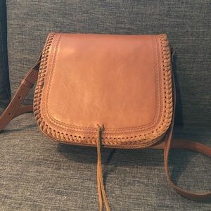 All leather purse